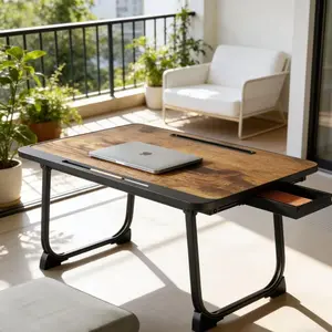 Computer Desk with Drawers Portable Folding Table Knee end Table Laptop Desk Portable Bed