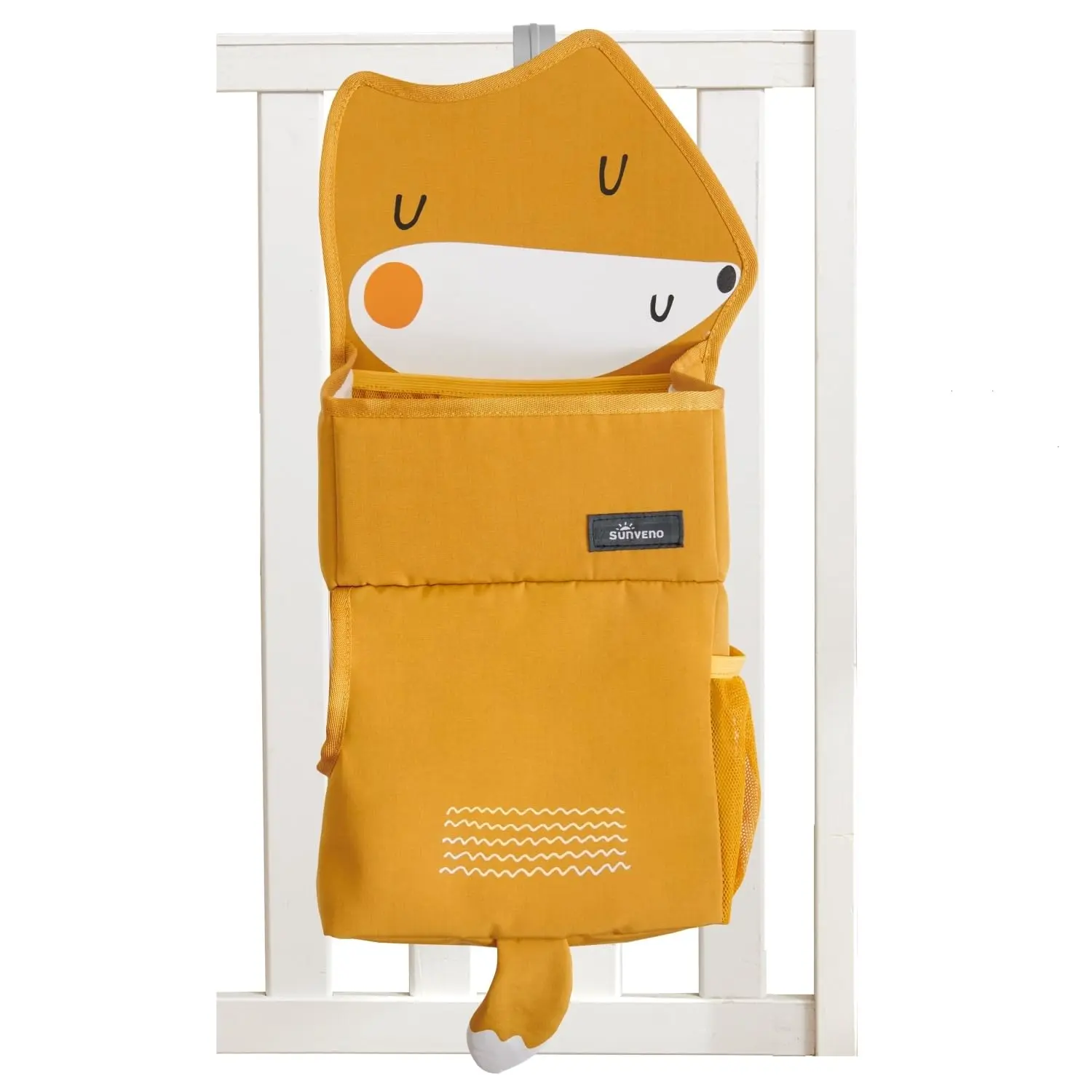 SUNEVNO Hanging Diaper Caddy Organizer Diaper Stacker,Hanging Classified Storage Bag Organizer for Changing Table Playard or Wall & Nursery Organization