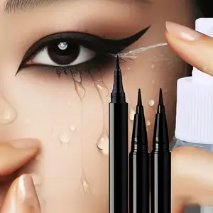 3-pack luxury waterproof eyeliner – long-lasting, resistant to smudging and fading, quick-drying formula that easily applies to lower lashes – perfect for sensitive eyes.