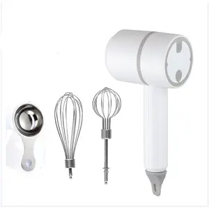 3-speed Portable Hand Mixer with Twin Mixer Whips and Egg Separator for Kitchen Baking and Cooking