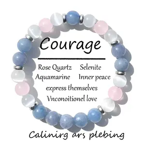 【Elegant】Shiny Blue & Pink Fashion Crystal Bracelet