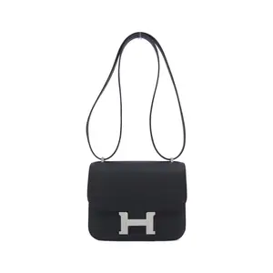 Pre-owned HERMÈS Calfskin Shoulder Bags Hermes Constance3 Mini Epsom Shoulder Bag