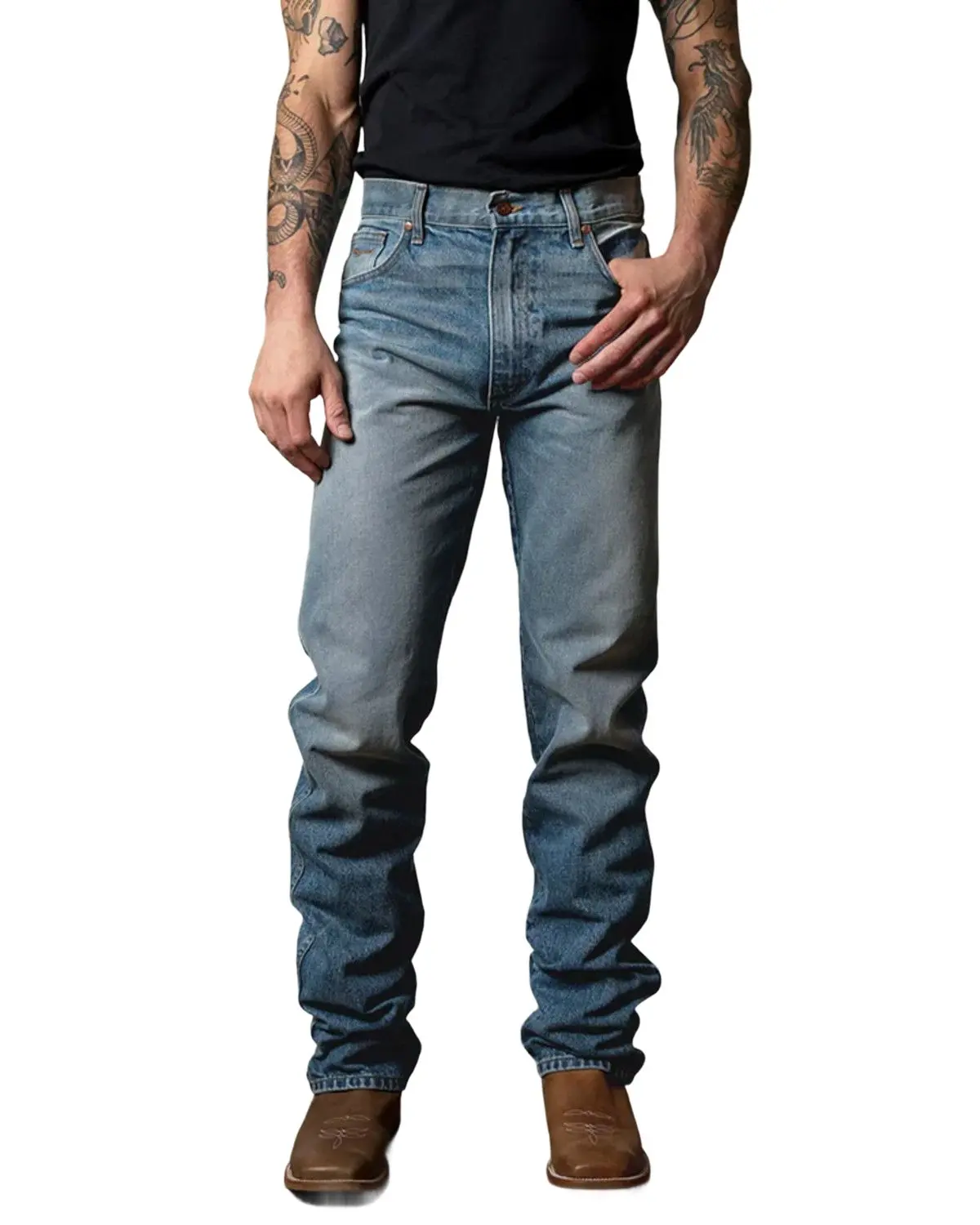 Kimes Ranch Men's Zach Top X Men'S Light Wash Mid Rise Bootcut Rigid - Mje0000017-Ltw