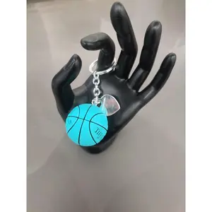 TC New Fashion Boutique Heart Basketball Keychain Backpack Pendant Gift for Loved Ones