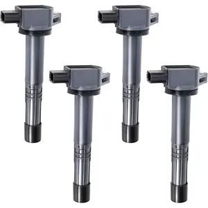 4Pcs Ignition Coil Pack Compatible with Honda Accord 2003-2007, CRV 2002-2009, Element 2003-2011, Civic 2002-2011, S2000 & Acura RSX 2002-2006, CSX 2006-2011 2.0L 2.2L 2.4L L4 Replace OE# UF311 UF583