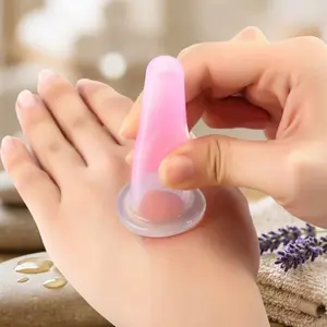 Mini Silicone Cupping Set for Face, Neck, Back & eye - Portable Negative pressure Massage Cups, Soft Flexible Suction for muscle relief, deep tissue therapy, improve circulation, home wellness essential