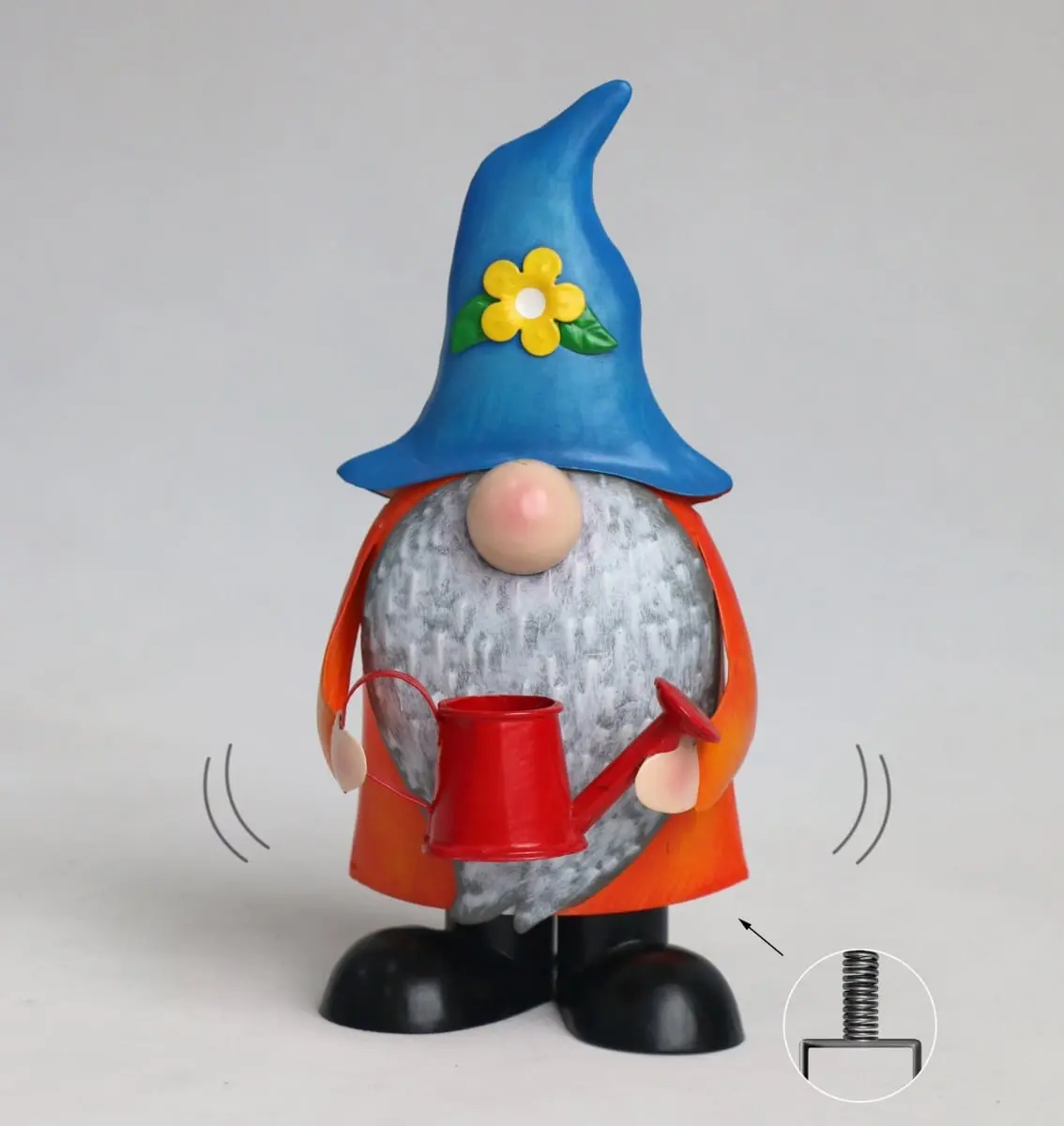 MDR Trading Inc. AI-GG9577Q01 Garden Gnome Holding A Watering Can Garden Sculpture
