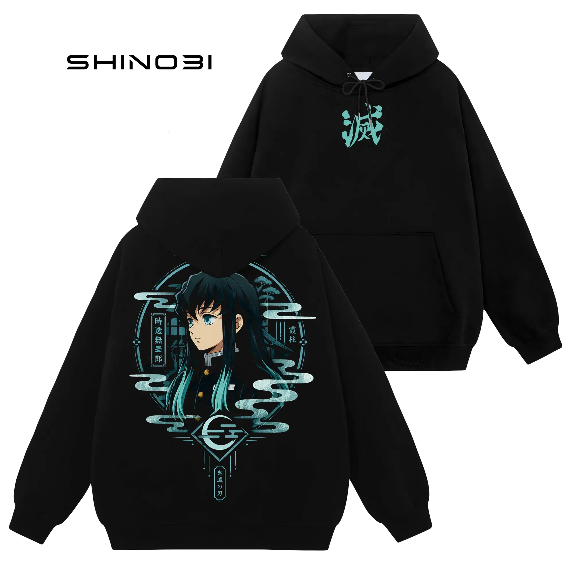 [Shinobi Shop] Tokito Muichiro - Demon Slayer Kimetsu No Yaiba #314 Hoodie T-Shirt Sweatshirt, Retro Vintage Unisex Graphic 90s Cotton, Gift For Wibu, Anime Manga Y2K Streetwear Apparel Everyday