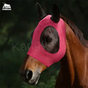 Kangdarpet Horse Fly Mask | Breathable Mesh, UV Protection, Elastic Fit for Riding & Pasture