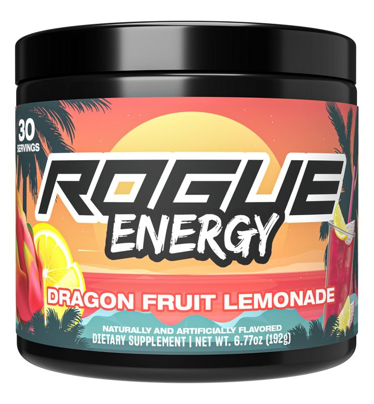 Rogue Energy 2-in-1 Energy Drink Powder + Focus Pre Workout - Boost Blood Flow with L-Citrulline, Increase Dopamine with Bacopa Monnieri Nootropic - 175mg Caffeine for Explosive Energy - Sugar-Free 30 Serving Tub Supplement Fitness