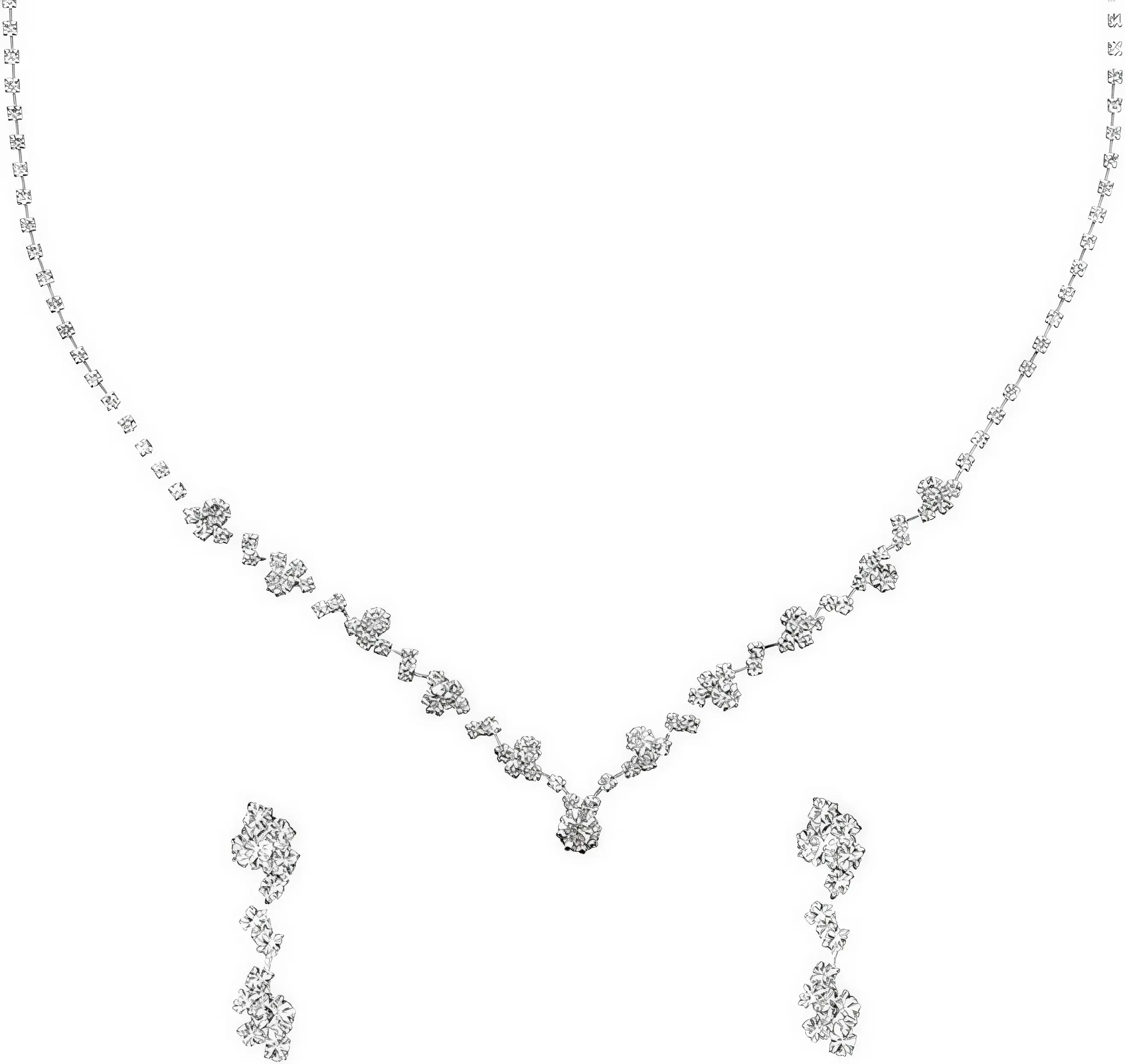 Elegant Necklace Earrings Bracelet Crystal Bridal Wedding Jewelry Sets for Brides Bridesmaid Prom Formal Costume Accessories for Women