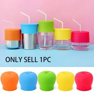 Leak-Proof Silicone Stretchable Cup Lid, Drinkware Lid - Reusable, Non-Spill, Colorful Options - Ideal for Bars, Nightclubs & Home Use Reusable Drinkware Covers