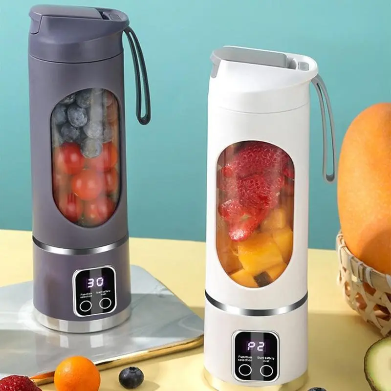 Mini Portable Blender – Best Mini Juicer Blender, 2-in-1 Ice Crushing & Smoothie Maker, USB Rechargeable Portable Blender Cup for Liquid Diets, Fresh Juice, Shakes, Baby Food & Vegetables – Easy to Clean, On-the-Go for Home, Office, Dorm, Travel & Back-to