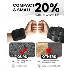 Ankle Weights, 1/2/3/4/6/8/10 LBS 1 Pair Wrist Leg Arm Weights for Women, Kids and Men, Comfortable and Soft, Perfect for Dancing, Running, Walking, Fitness, Workout, Physical Therapy