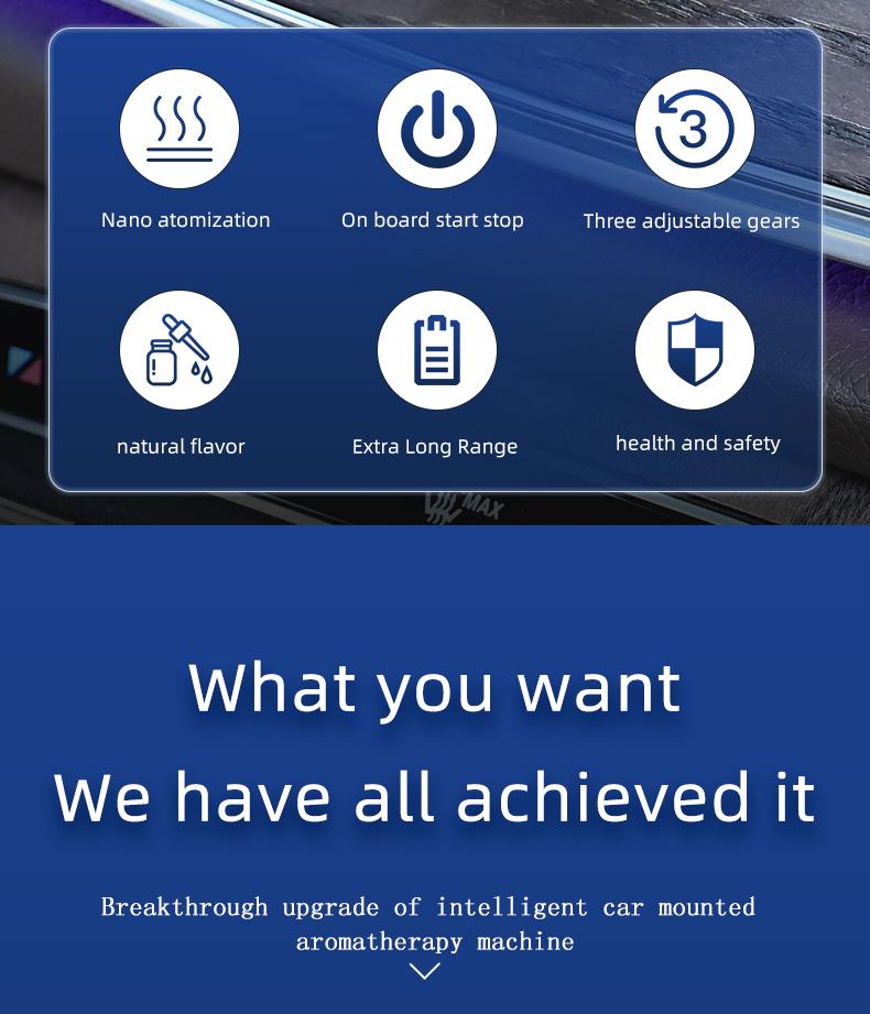 Car Air Freshener viral smart car scents Vent Clip Diffuser w/ RGB Light | AI Auto Start Stop Sensor | USB Rechargeable Essential Oil Nano Mist Odor Eliminator | 3 Modes Baby Safe Perfume | Metal Aesthetic Auto Interior Accessories Gift Set