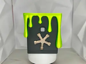 lime Safe With screws | Piggy bank | Money safe | Coin stash | Banks | storage | Large piggy bank | Money stash | Vault |