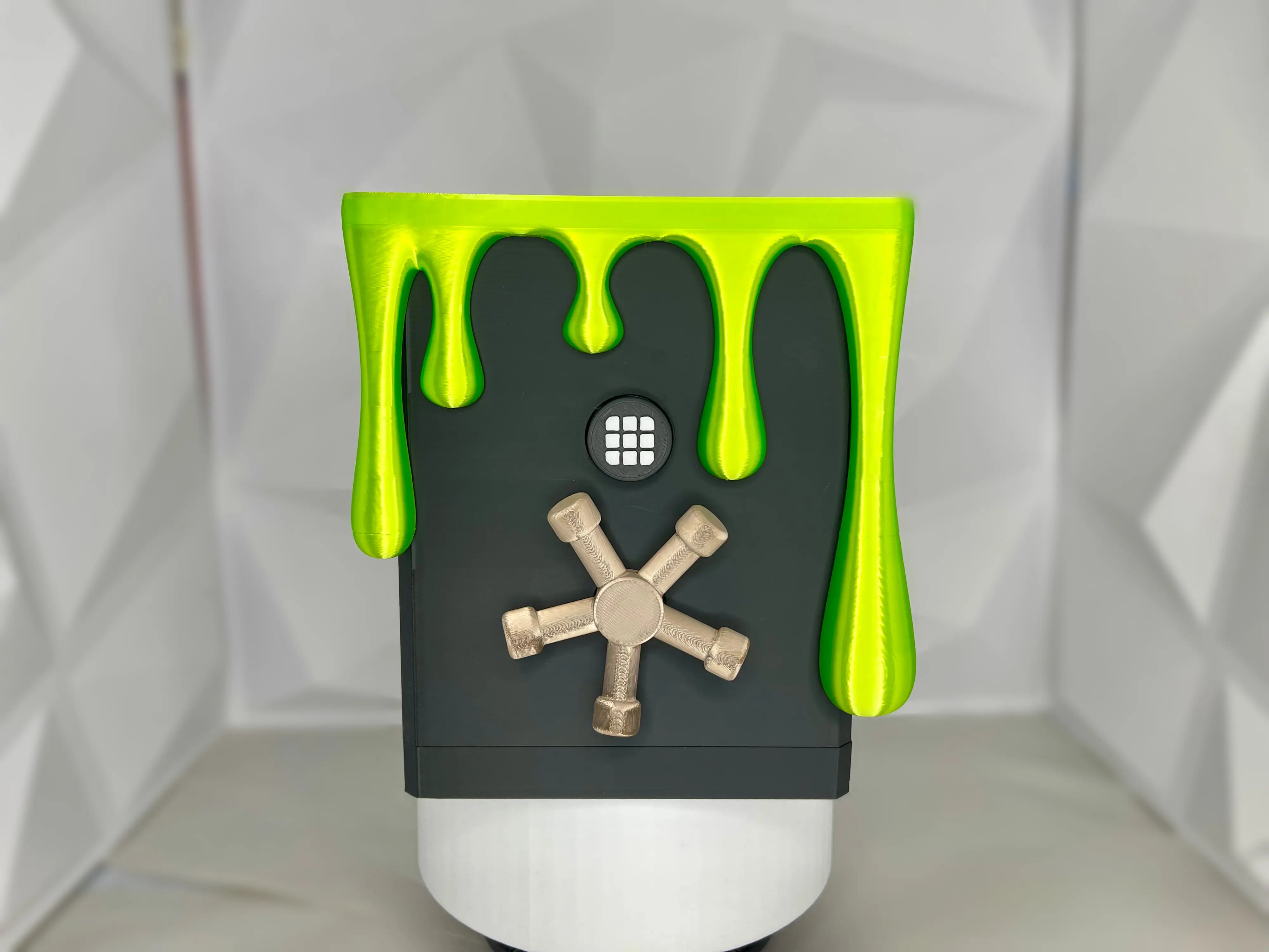 lime Safe With screws | Piggy bank | Money safe | Coin stash | Banks | storage | Large piggy bank | Money stash | Vault |