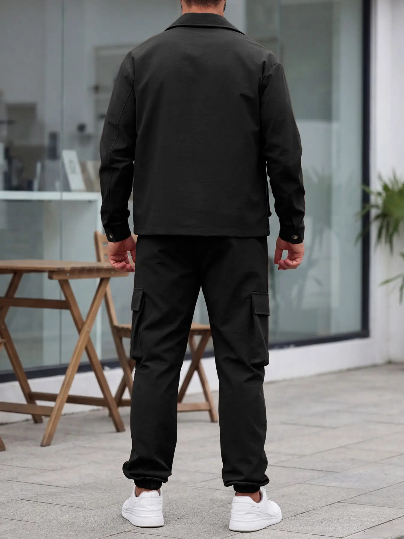 Men's Casual Trendy Lightweight Comfortable Big Pocket Long Sleeve