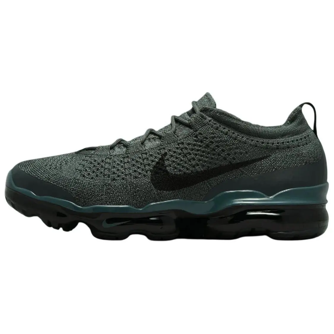 Nike Air VaporMax 2023 Flyknit Dark Spruce Versatile Cushioned Breathable Low Top Commuter Running Shoes Men's Green DV1678-301