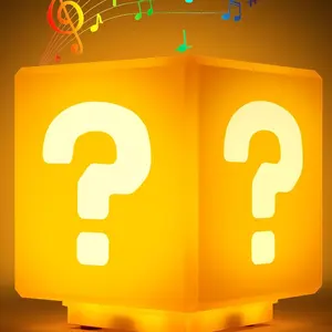 Super Mario Boys Toy Night Light Game Sound Effect Illusion Lamp Room Decor Gift for Kids Ages 4-6 & 6-8 Years Old