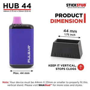 StickStud Hub 44 Vertical Holder for Rectangular-Shaped Devices