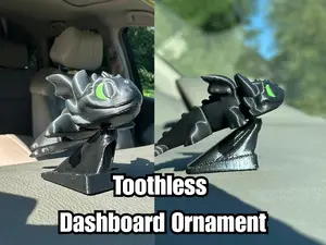 Toothless Dashboard Drift Ornament – How to Train Your Dragon Car Decoration