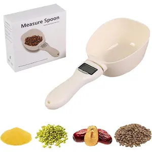 2025 New Digital Measuring Spoon, Digital Food Measuring Scoop Scale - Electronic Kitchen Measuring Spoon Scale for Cooking Baking - Smart Adjustable Measure Cup for Home Cooks Bakers Chefs Pet Owners
