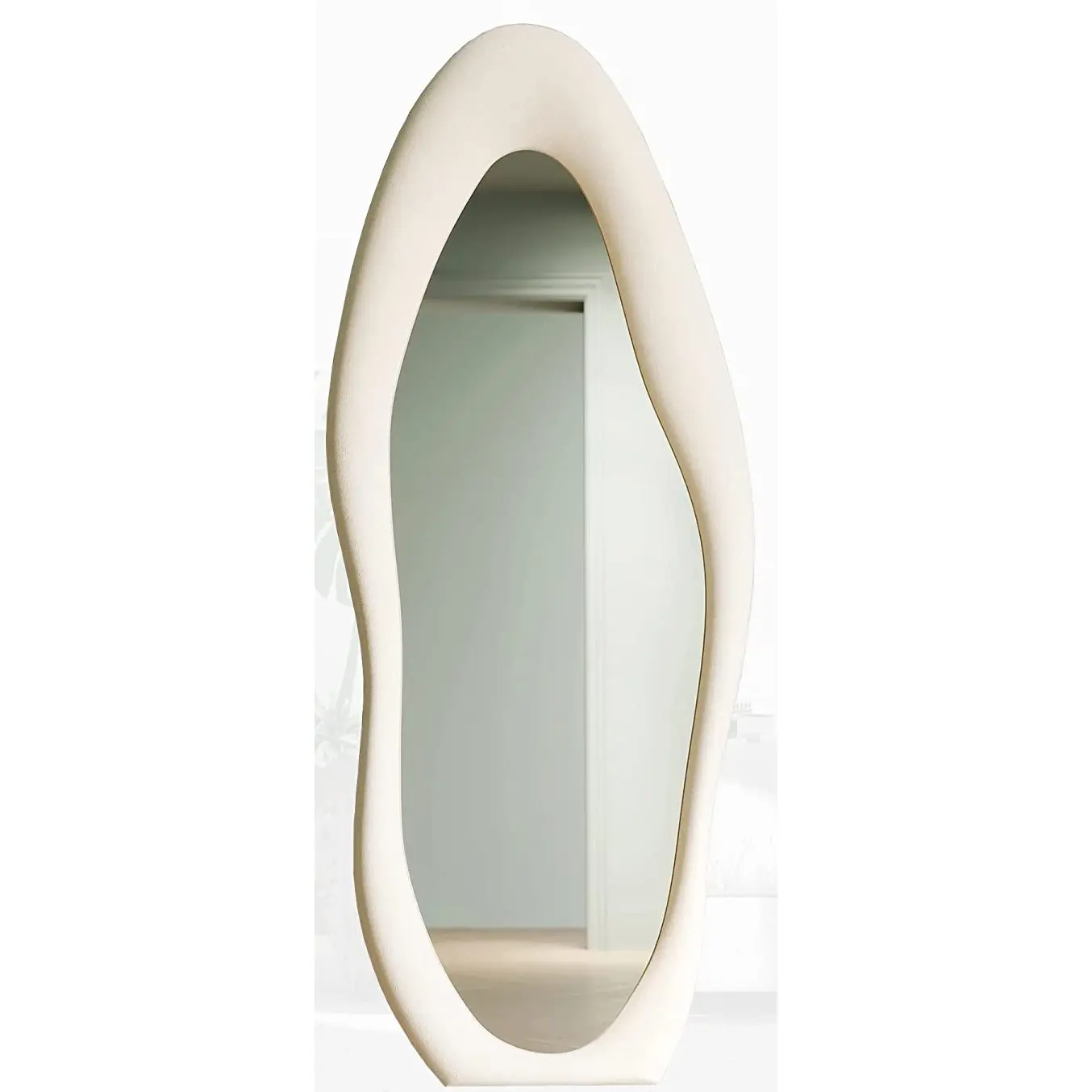 White Full Length Mirror Wooden Frame