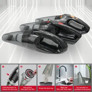 Handheld Wireless Vacuum - Exceptional Suction for Home, Car & Desktop | Fast-Charging, Long-Lasting Battery | Ideal for Car Detailing | Wonderful Fall Gift Option & Essential Cleaning Supplies