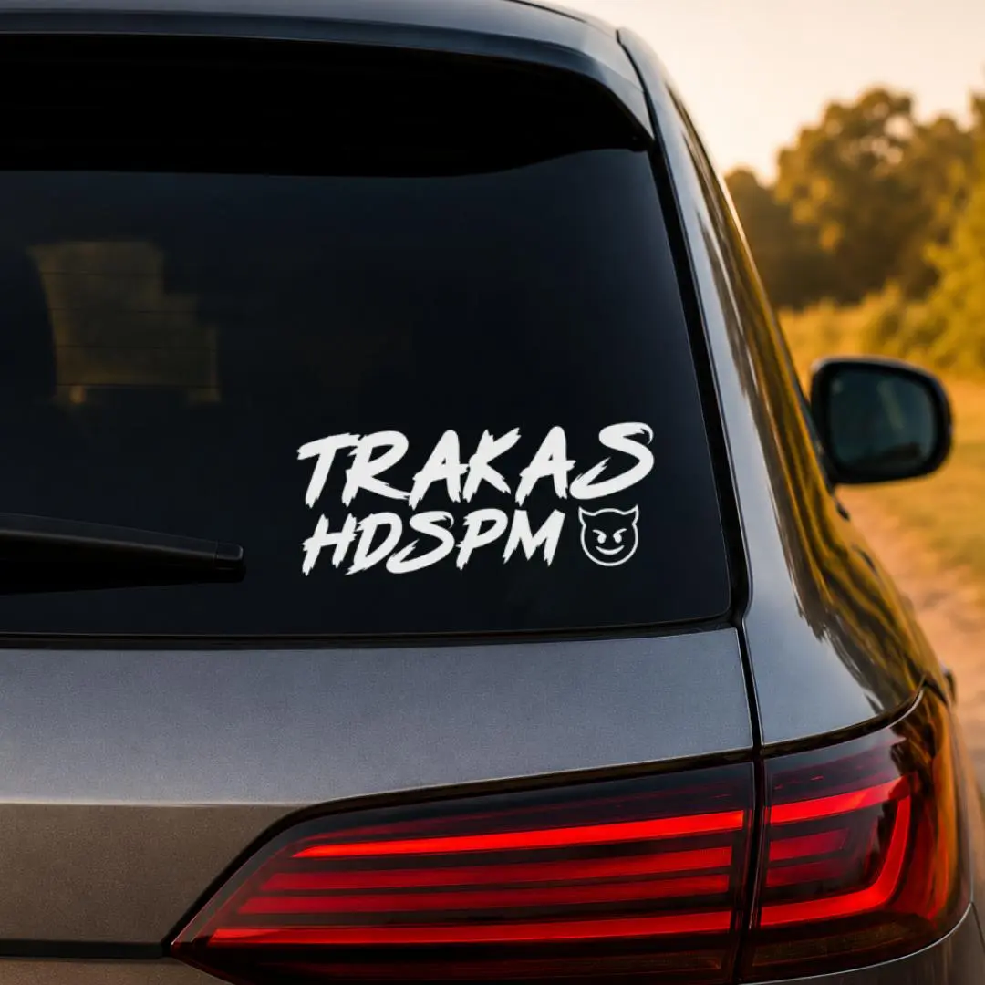 Trakas HDSPM Vinyl Decal Sticker, Outdoor Adventure Gift for Him and Her, Waterproof Scratch Resistant Sticker, Car Window Laptop Decor