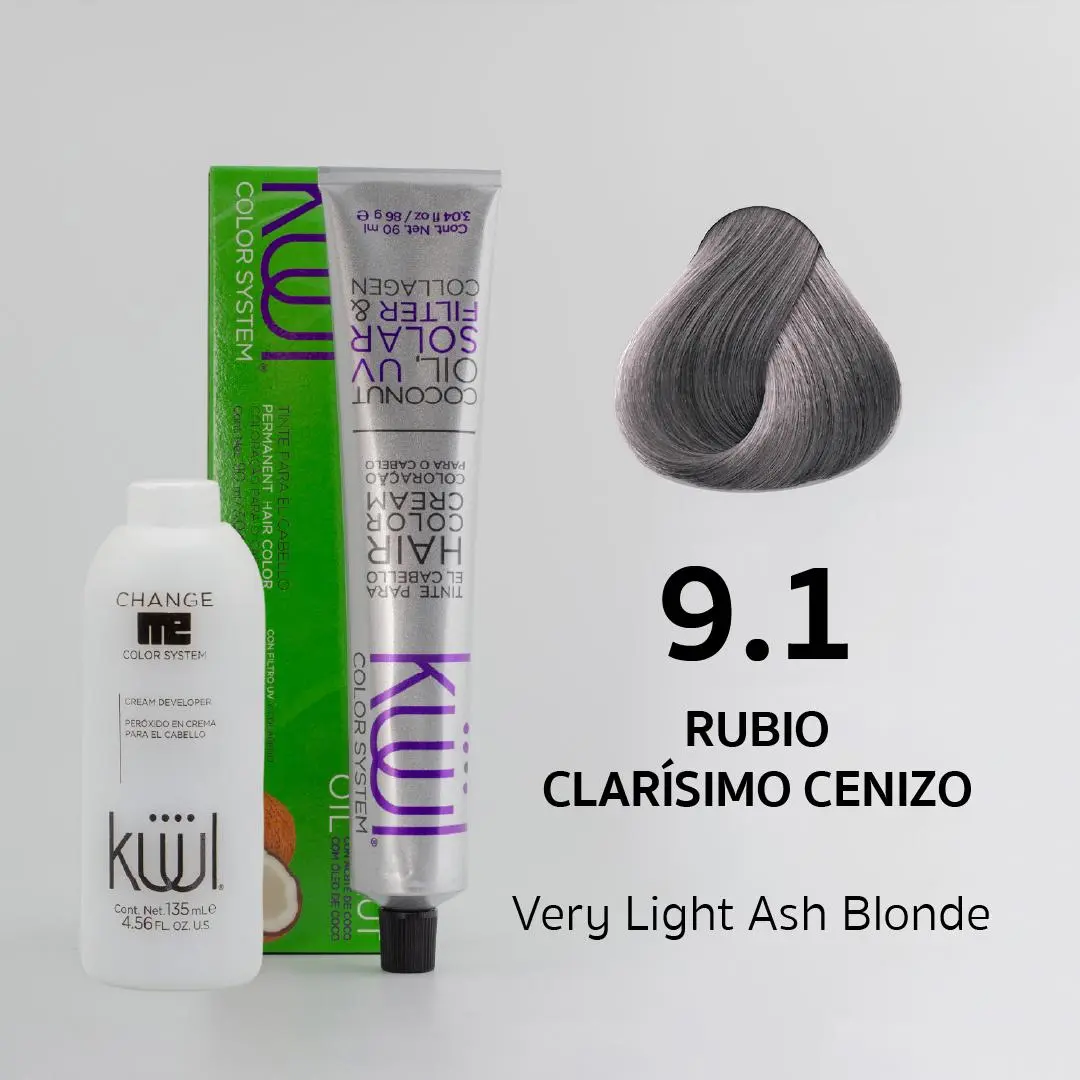 9.1	Very Light Ash Blonde