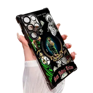 Creative Jesus Pattern Phone case For SAMSUNG GALAXY S22 S23 S24 S25 FE ULTRA PLUS Four Corners Cases 279