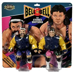 Steiner Brothers (Early 90's Gear) 2-Pack - Bell to Bell Ringside Exclusive Ringside Collectibles Toy Wrestling Action Figures