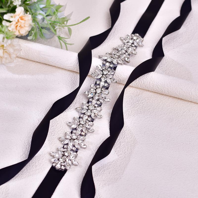 Elegant Silvery Rhinestone Bridal Belt - Adjustable, Sparkling Waist Accessory for Evening Gowns & Weddings  Bling Ceremony Party Decoration