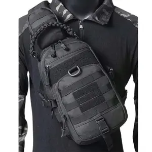 Multifunctional Sports Chest Bag, Outdoor Shoulder Bag, Multi-Pocket Crossbody Bag, Ideal for Hiking, Camping, Climbing, Various Activities, Casual Crossbody Bags