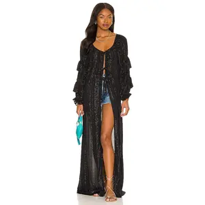 Jen's Pirate Booty The Revolution Kimono in Electric Avenue Midnight