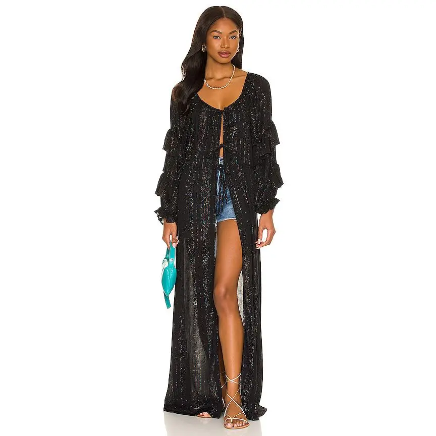 Jen's Pirate Booty The Revolution Kimono in Electric Avenue Midnight