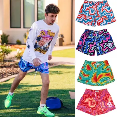 Basketball Shorts Over Men's Workout Tights With Shorts Men