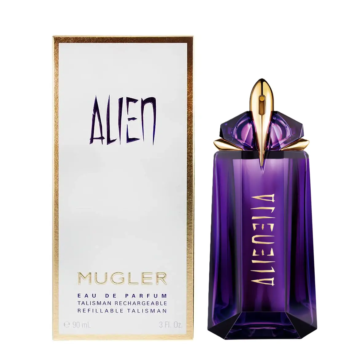 Mugler Alien for Women Refillable Eau de Parfum Spray, 3.0 Ounce