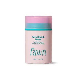 Fawn Pore Shrink Mask for Teens - Vegan Formula with Glycolic & Salicylic Acid for Deep Pore Repair & Smooth Skin