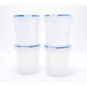 LocknLock Set of (4) 3-Cup Pickling Canisters w/ Lift Out Trays