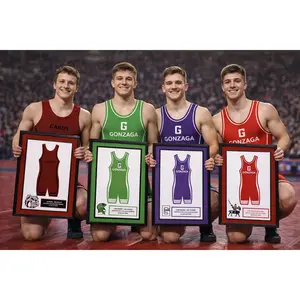 College Wrestling Singlet Jersey Frame Gift Idea - Picture Frame Jersey