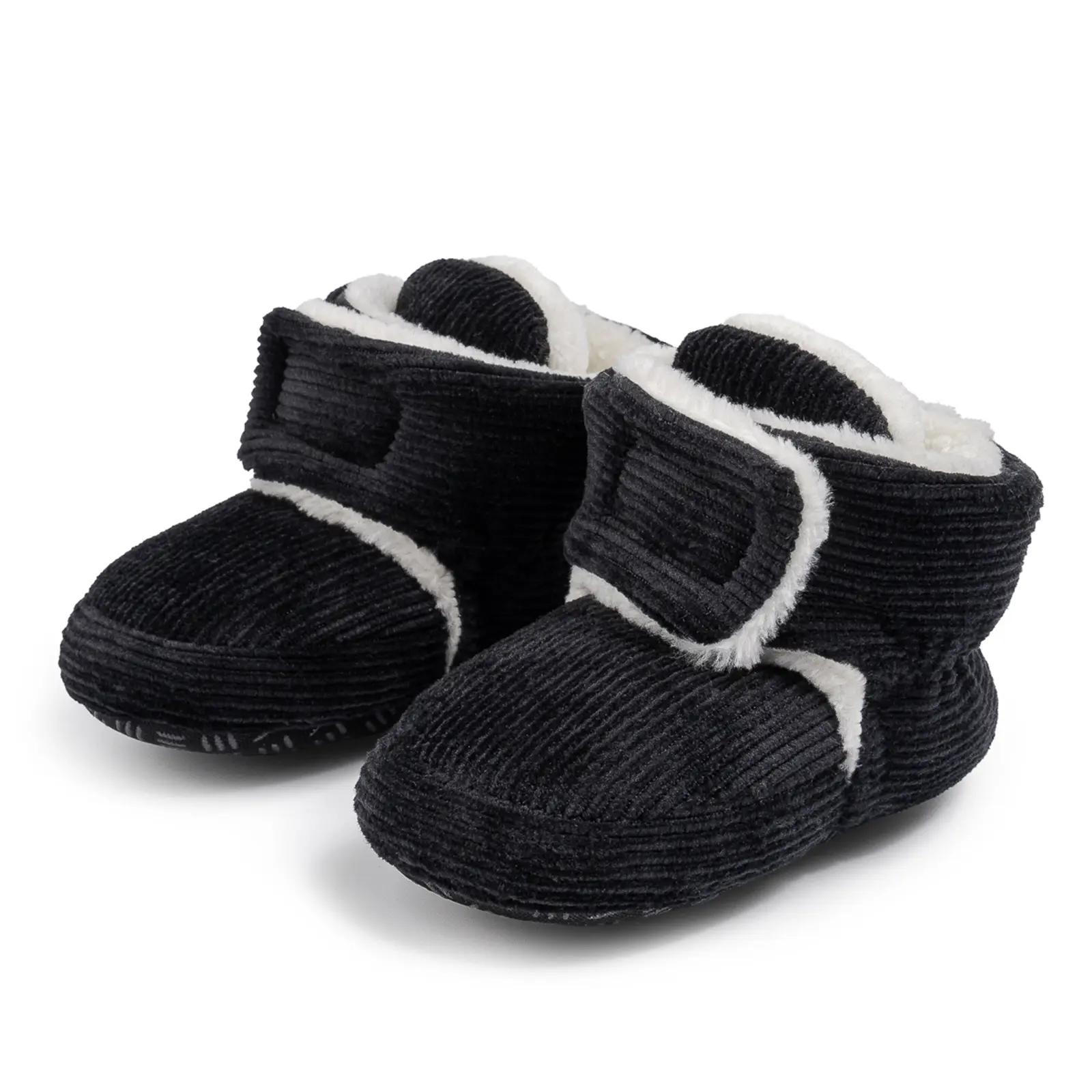 Baby Cotton Boots For Autumn And Winter, Plush Snow Boots For 0-18 Months Boys And Girls, Warm Baby Shoes With Soft Sole For Walking