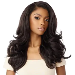 Sensationnel Curls Kinks Glueless HD 13x6 Lace Front Wig - 13x6 KINKY BLOW OUT 20" - Kinky Edges