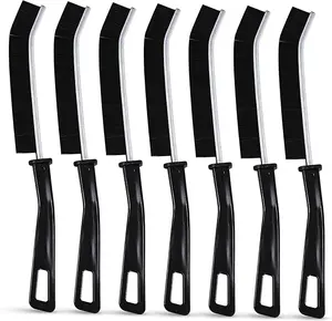 7PCS Crevice Cleaning Brush Set – Hard Bristle Gap Cleaner Tools for Baseboards, Window Tracks, Sliding Door Rails, Bathroom & Shower Deep Cleaning