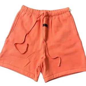 Unisex Cotton Sweat Shorts 2022 | Oversized Coral Drawstring Shorts with Pockets | Casual, Lounge, Workout & Daily Wear”