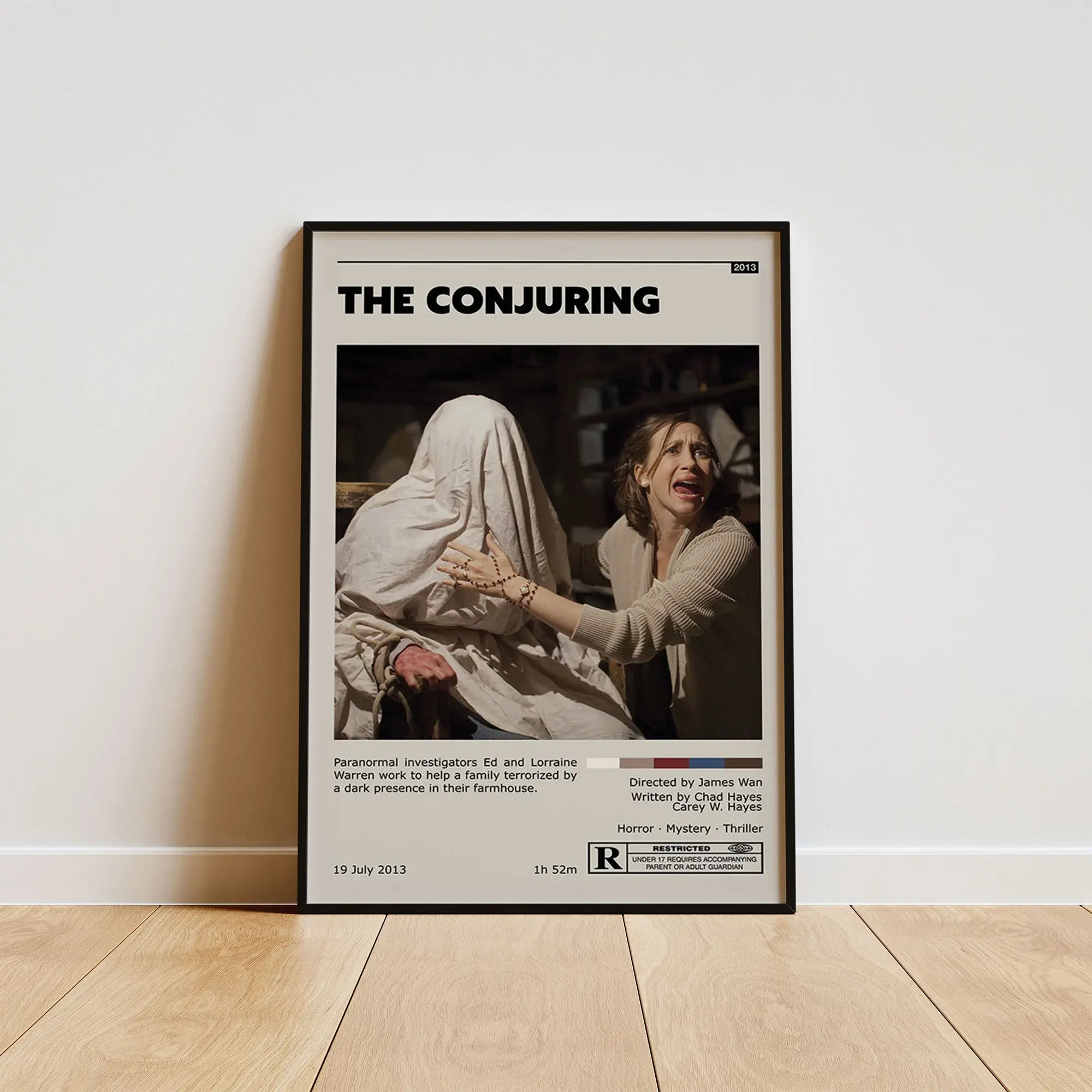 The Conjuring Poster, Contemporary Wall Decor, Modern Home Aesthetic, Interior Decoration Print