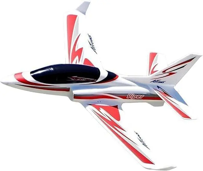 Powerful Budget-Friendly 50mm Viper EDF RC Jet Plane by Arrows, Reliable 6-Channel Remote Control Aircraft with Vector Flight Stabilization System, Trim Scheme, PNP Version (Plane Only, No Battery/Charger/Radio) – Ideal for Beginners