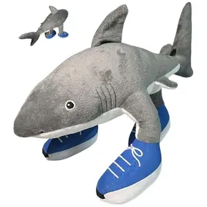 Italian Brainrot Merge Plush Tralalero Tralala,Tralalero Tralala for Fans and Friends Christmas Birthday,Super Soft Plush Throw Pillow Cozy Stuffed Animal Bed Cushion