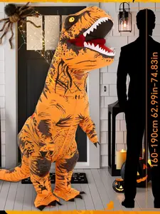 Adult Inflatable T-Rex Dinosaur Costume, Funny Full-Body Dino Cosplay Suit, Halloween Party, Carnival, Cosplay Events, Themed Gatherings